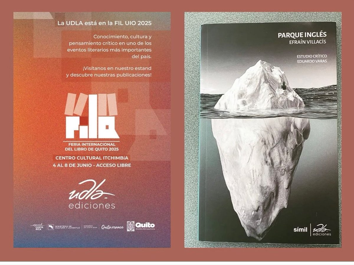 UDLAediciones's tweet photo. ¡Viernes en la FILQ! 

En este día de descuentos, tenemos los mejores libros, como "Parque Inglés", de Efrain Villacis. Encuéntralo en el stand 93 con un precio especial. 

¡Los esperamos! https://t.co/JkHf01qKJy