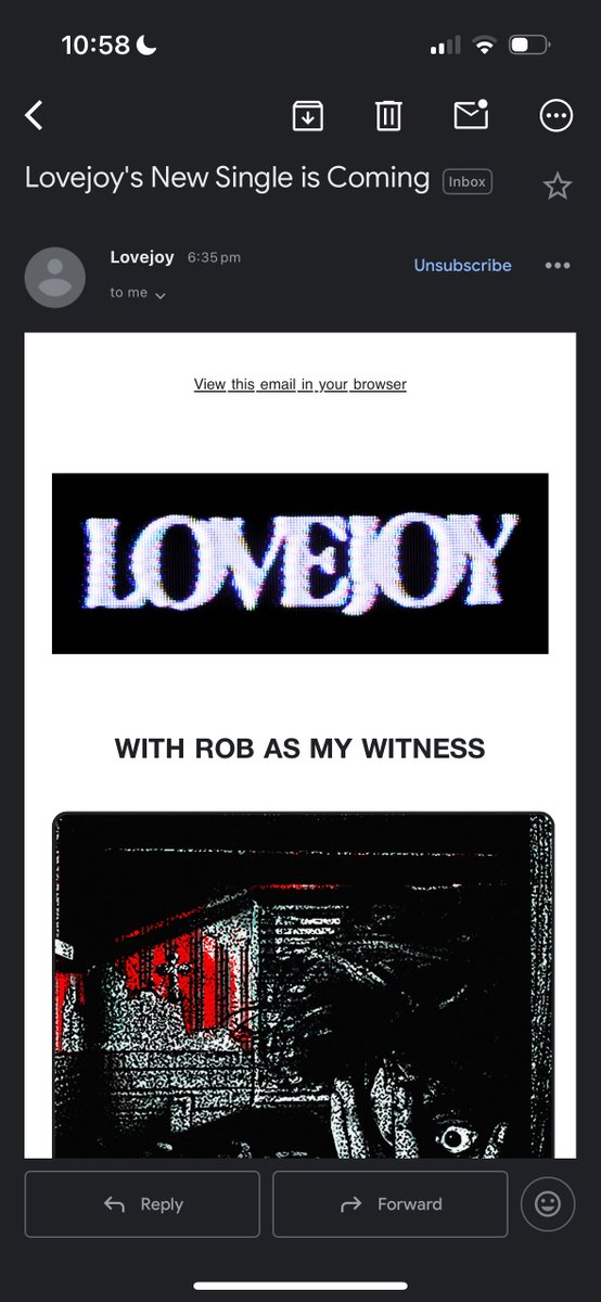 horrible jumpscare from a newsletter i forgot to unsubscribe to