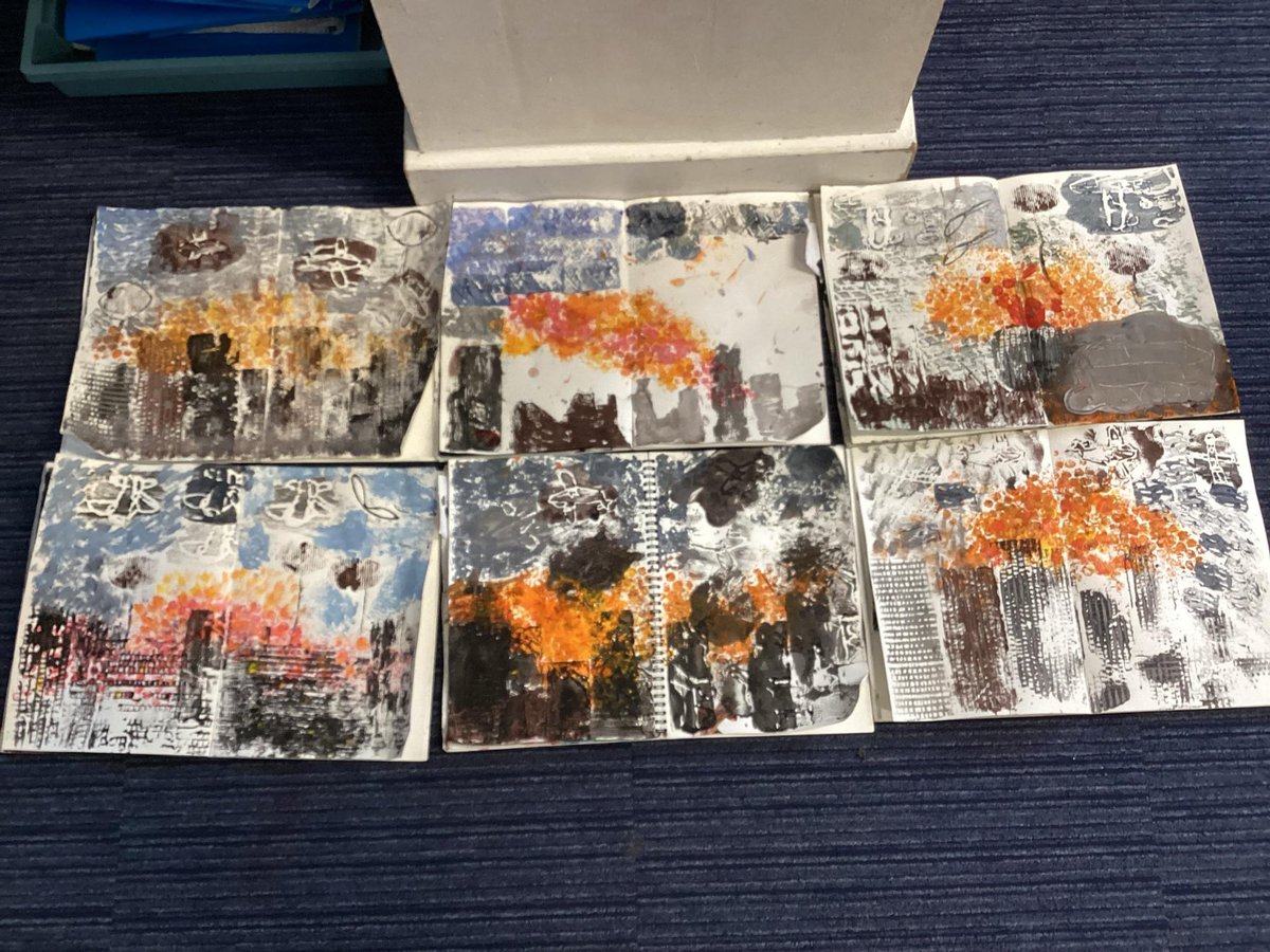 Super printing work in Art Year 4!