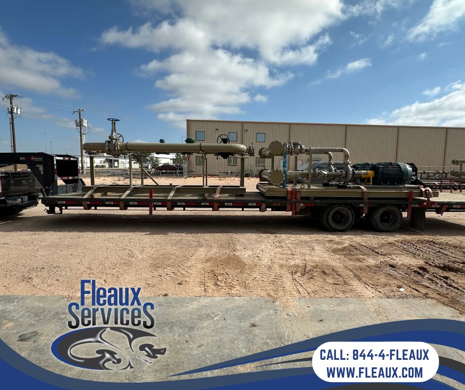 FleauxServices's tweet photo. Dual pump skid and mag meter skid headed out. Nice work Midland Crew! https://t.co/mAoSTUrRzw