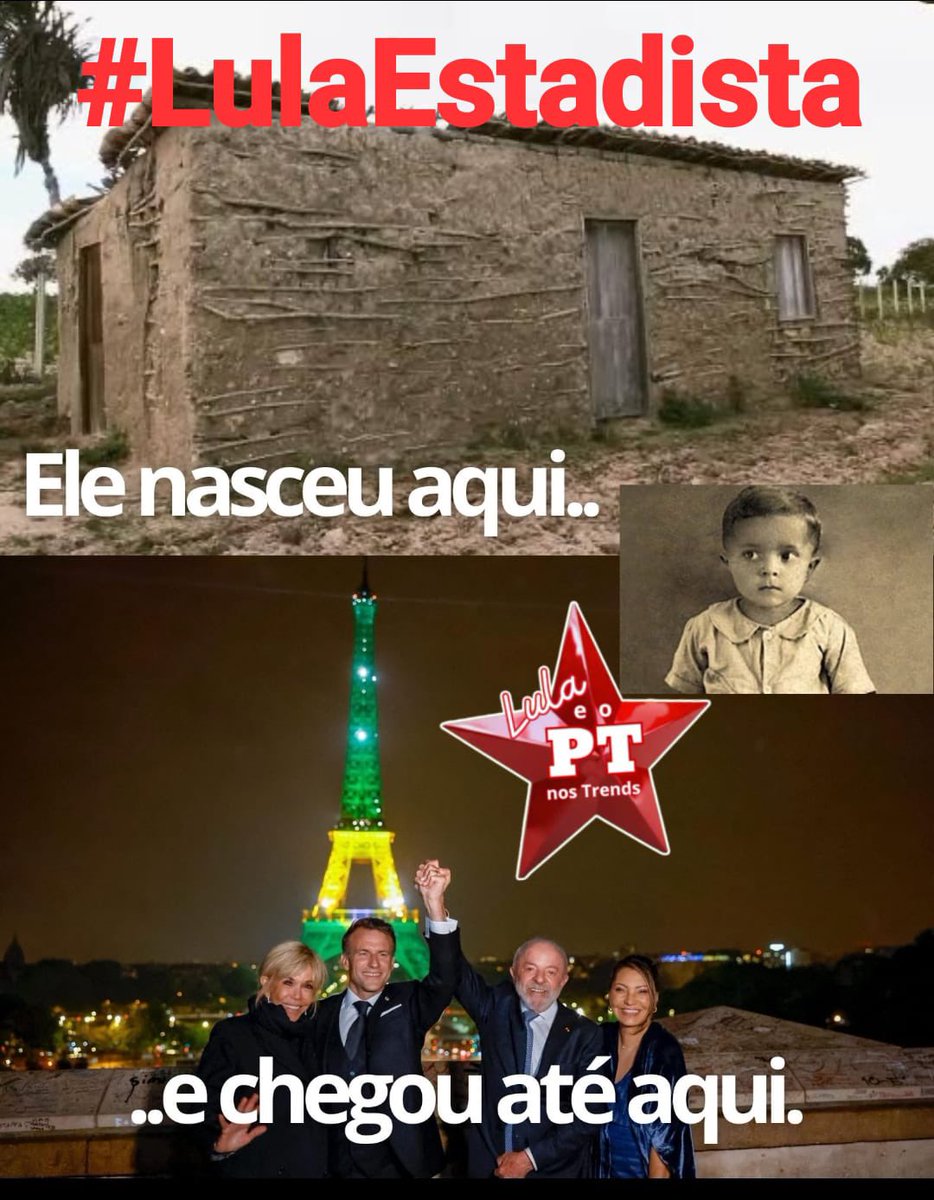 Lula Lenda Mundial 
#LulaEstadista