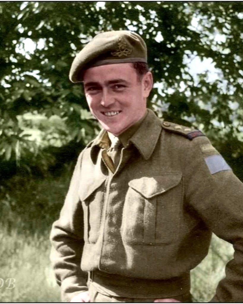 TDinHistory's tweet image. We know James Doohan as "Scotty," the beloved engineer from Star Trek, but 81 years ago today he was serving as a lieutenant with the Royal Canadian Artillery during the D-Day invasion on June 6, 1944.
Doohan landed on Juno Beach with the first wave and neutralized two German…