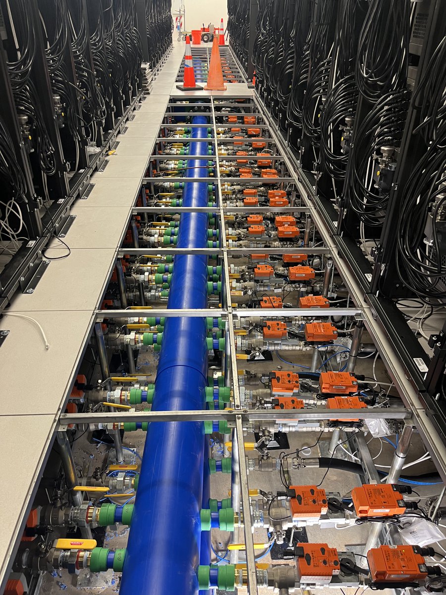 Water-cooled data  centers are more energy-efficient than air-cooled data centers. At <a href="/CerebrasSystems/">Cerebras</a>  all  our data centers are all water cooled, which is one of the reasons our  systems consume so much less power per token than the competition