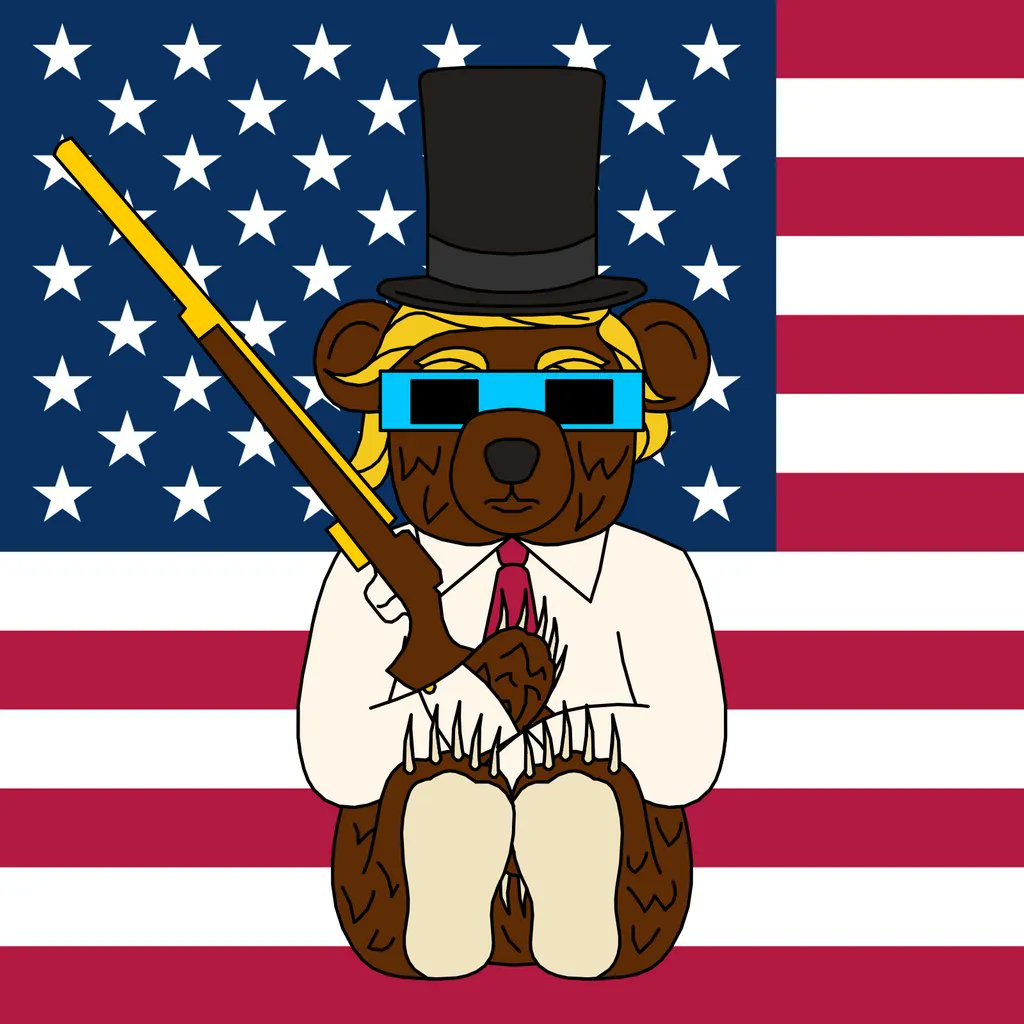 Less than 30 minutes until part 2 of #TrumpyBear launch begins🚀

🇺🇸🇺🇸🇺🇸