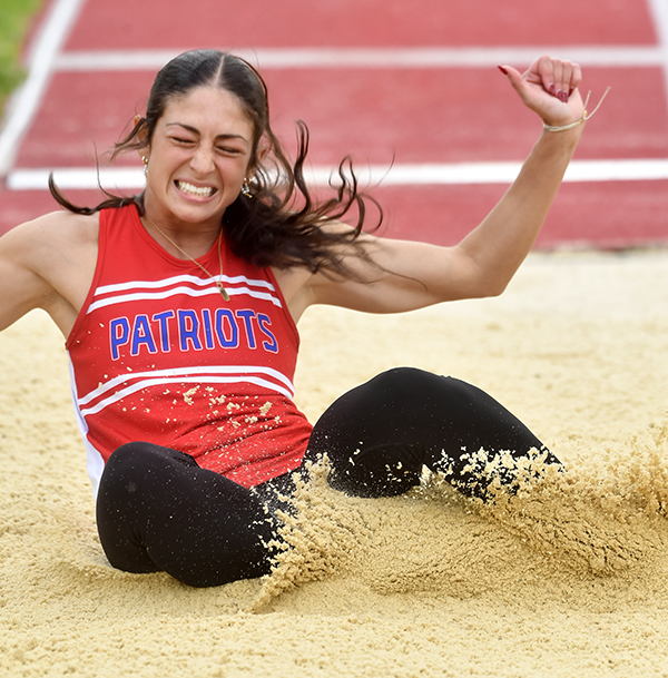 Congrats to Tri-Village's Adalynn Hines on 2nd place in long jump at State Track Meet.  She jumped 17.25"