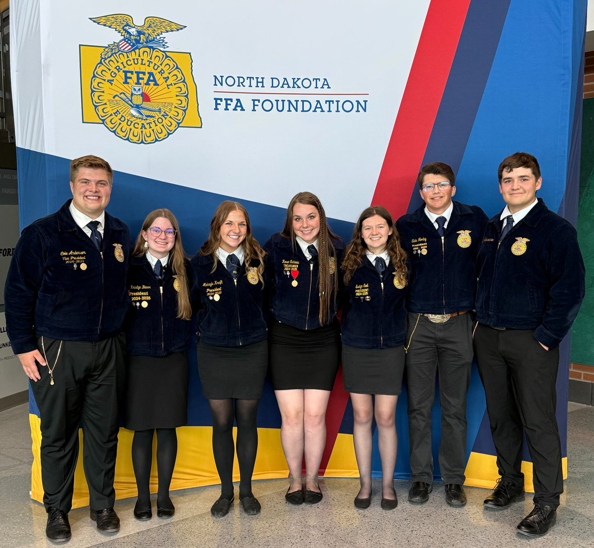 Nodak Insurance (@nodakinsurance) on Twitter photo It's early June which means the <a href="/NDFFA/">North Dakota FFA</a> convention was back in town. We are once again the sponsor of the blue officer jackets. Congratulations to all of the newly elected officers! You're looking sharp in those blues. 🤗
#NDFFA #NorthDakotaFFA #BlueOfficerJackets It's early June which means the <a href="/NDFFA/">North Dakota FFA</a> convention was back in town. We are once again the sponsor of the blue officer jackets. Congratulations to all of the newly elected officers! You're looking sharp in those blues. 🤗
#NDFFA #NorthDakotaFFA #BlueOfficerJackets