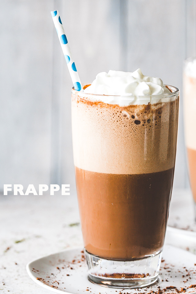 This frappe recipe is prepared with espresso and milk. A rich and creamy homemade drink that is super easy to make and tastes a thousand times better!  diethood.com/frappe-recipe/  
#CoffeeTime #recipe