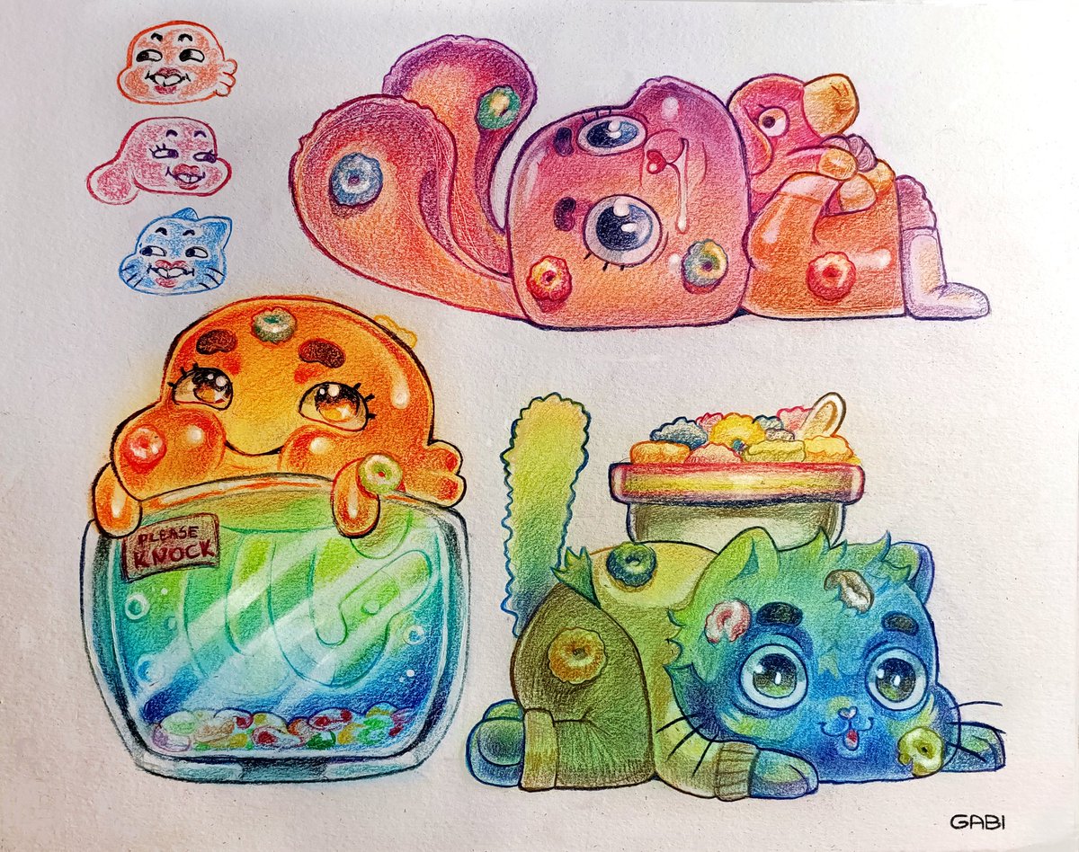 Gabi_Is_Tired's tweet image. Sugar rush 🍭
So excited for the new season 

#Gumball