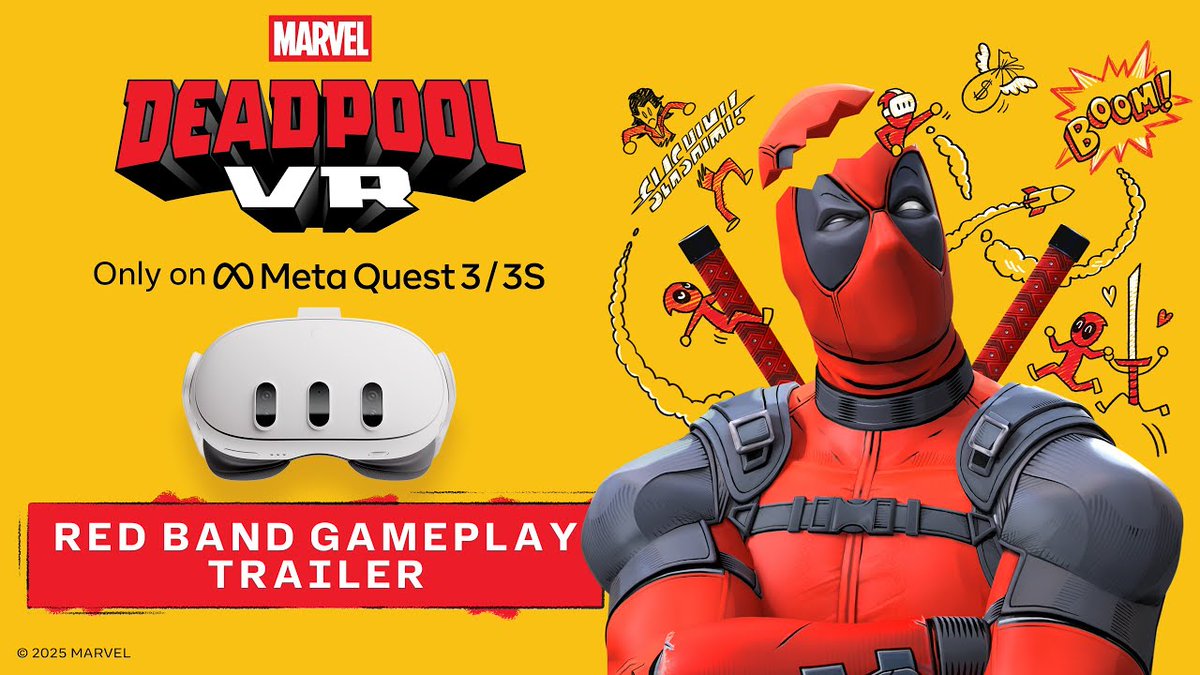 Trailer dropped at Summer Games Fest so I finally get to say what game I've been working on recently...Marvel's Deadpool VR! Super excited for yall to see it when it launches later this year :D #Deadpool #Marvel #SummerGameFest