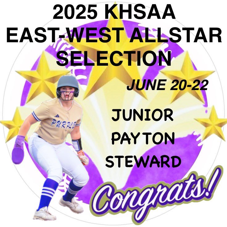 Those Post-Season
Honors continue to roll in for the Lady Purples!🏆🥎💟