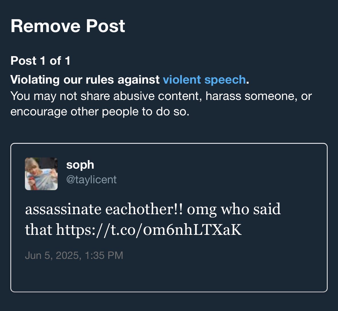 but i was told that comedy was legal now🤔