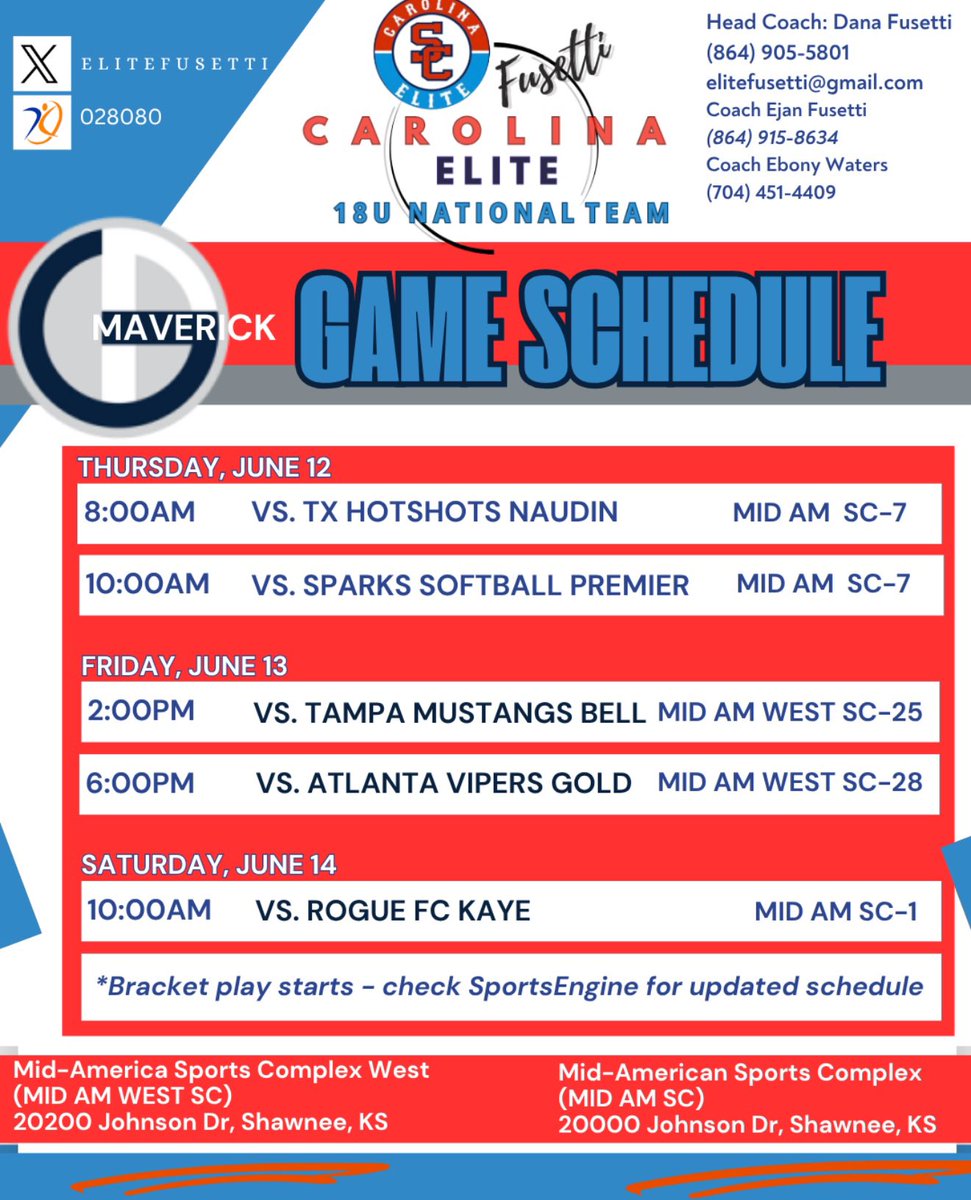 Kailey Jackson (@kailey_jackson4) on Twitter photo Top Gun schedule!! Not 1, but 2 tournaments in Kansas this week!! Let’s go!!
<a href="/amanda_daneker/">Amanda Daneker-McMahon</a>
<a href="/SamfordSB/">Samford Softball</a>
<a href="/TroyTrojansSB/">Troy Softball</a>
<a href="/OhioStateSB/">Ohio State Softball</a> <a href="/UConnSoftball/">UConn Softball</a>
<a href="/UAB_SB/">UAB Softball</a>
<a href="/CharlotteSB/">Charlotte Softball</a> <a href="/UNCSoftball/">Carolina Softball</a>
<a href="/NUSBcats/">Northwestern Softball</a>
<a href="/LionUpSoftball/">Southeastern Softball</a> <a href="/FAUSoftball/">Florida Atlantic Softball</a>
<a href="/AuburnSoftball/">Auburn Softball</a> Top Gun schedule!! Not 1, but 2 tournaments in Kansas this week!! Let’s go!!
<a href="/amanda_daneker/">Amanda Daneker-McMahon</a>
<a href="/SamfordSB/">Samford Softball</a>
<a href="/TroyTrojansSB/">Troy Softball</a>
<a href="/OhioStateSB/">Ohio State Softball</a> <a href="/UConnSoftball/">UConn Softball</a>
<a href="/UAB_SB/">UAB Softball</a>
<a href="/CharlotteSB/">Charlotte Softball</a> <a href="/UNCSoftball/">Carolina Softball</a>
<a href="/NUSBcats/">Northwestern Softball</a>
<a href="/LionUpSoftball/">Southeastern Softball</a> <a href="/FAUSoftball/">Florida Atlantic Softball</a>
<a href="/AuburnSoftball/">Auburn Softball</a>