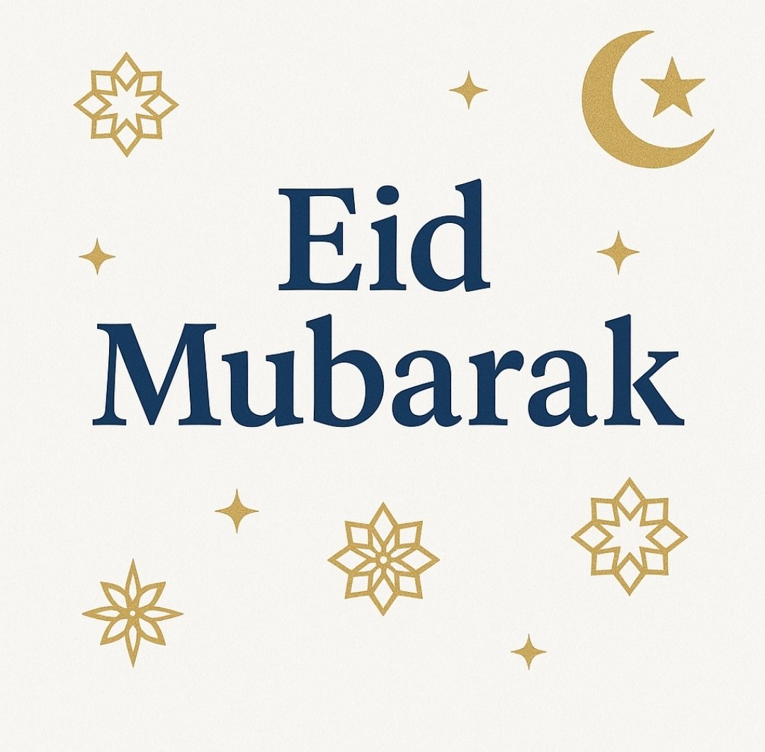 Eid Mubarak to everyone celebrating.

Wishing you and your loved ones peace, joy, and countless blessings during this special time.