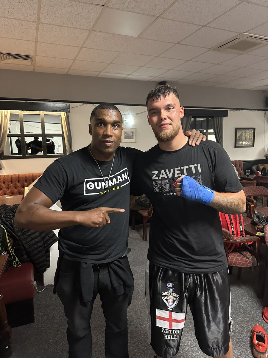 Gunman_Boxing (@gunman_boxing) on Twitter photo Gunman fighter & SCB Heavyweight Star <a href="/AntonBell_/">Antonāļø</a> beats Mason Brown by brutal Round 1 Stoppage š„š„
Full fight here: instagram.com/reel/DKk0vS7Iuā¦
Whatās next for the southpaw puncher?
#gunmanboxing #fightnews #boxing Gunman fighter & SCB Heavyweight Star <a href="/AntonBell_/">Antonāļø</a> beats Mason Brown by brutal Round 1 Stoppage š„š„
Full fight here: instagram.com/reel/DKk0vS7Iuā¦
Whatās next for the southpaw puncher?
#gunmanboxing #fightnews #boxing