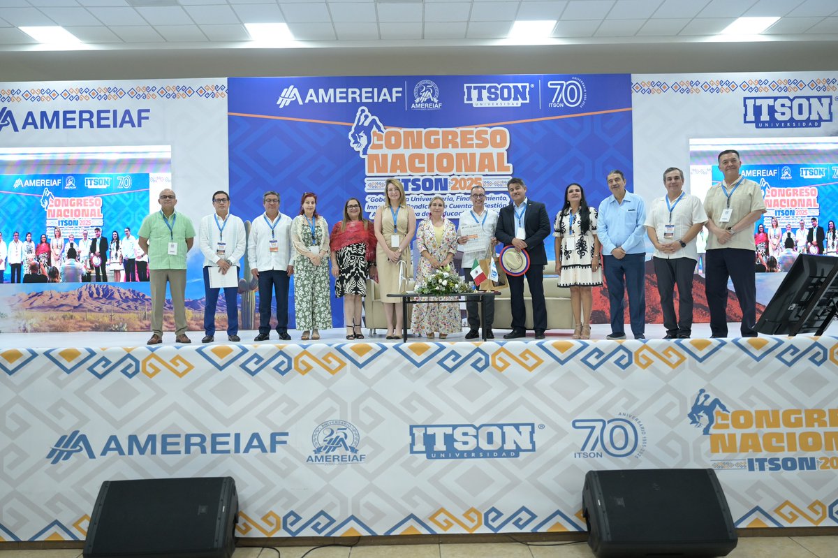 ITSON Universidad (@itson) on Twitter photo Con gran éxito concluyó el Congreso Nacional <a href="/amereiaf/">AMEREIAF A.C.</a> 2025 “Gobernanza Universitaria, Financiamiento, Innovación, Rendición de Cuentas y Gestión Administrativa de la Educación Superior” que se llevó a cabo del 4 al 6 de junio.
¡Fue un gusto para ITSON recibirles en esta su casa! Con gran éxito concluyó el Congreso Nacional <a href="/amereiaf/">AMEREIAF A.C.</a> 2025 “Gobernanza Universitaria, Financiamiento, Innovación, Rendición de Cuentas y Gestión Administrativa de la Educación Superior” que se llevó a cabo del 4 al 6 de junio.
¡Fue un gusto para ITSON recibirles en esta su casa!