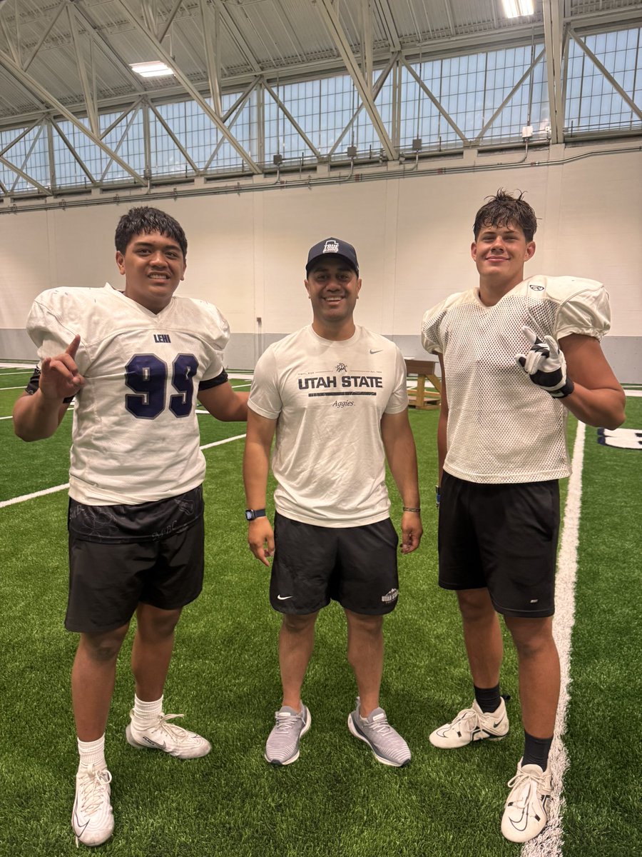 God is so good! After an awesome camp and a great talk with Coach Jorgensen, I am extremely blessed to say I have received my first D1 offer from Utah State University.

<a href="/jorgensenjd/">J.D. Jorgensen</a> 
<a href="/CoachBroncoM/">Bronco Mendenhall</a> 
<a href="/VictorUnga/">Vic Unga-Team Never Fold</a> 
<a href="/Coachhf85/">Coach HF</a> 
<a href="/LehiFootball/">Lehi Football</a>