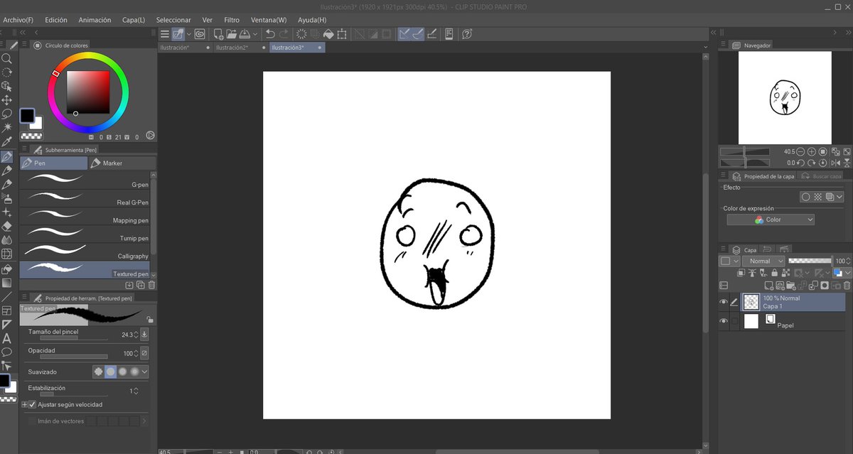 Mi reaccion al ver todo lo que se puede hacer en clip studio, como no lo use hace años..
bueno hora de migrar jeje