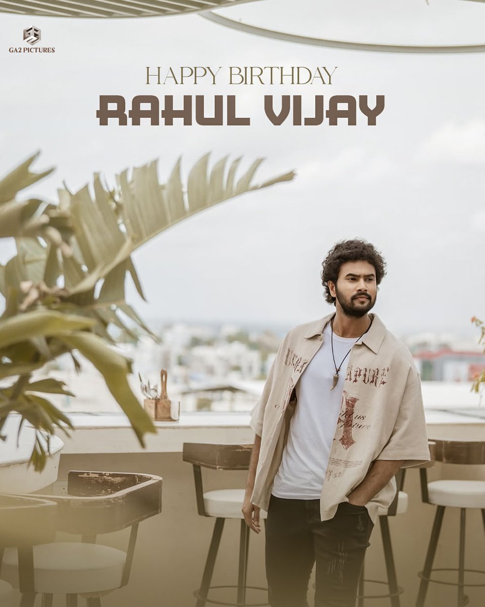 GA2Official's tweet image. Wishing the young and talented actor @ActorRahulVijay, a very Happy Birthday☺️🎉
May your special day is filled with happiness. Best wishes for all your future endeavours❤️
#HBDRahulVijay