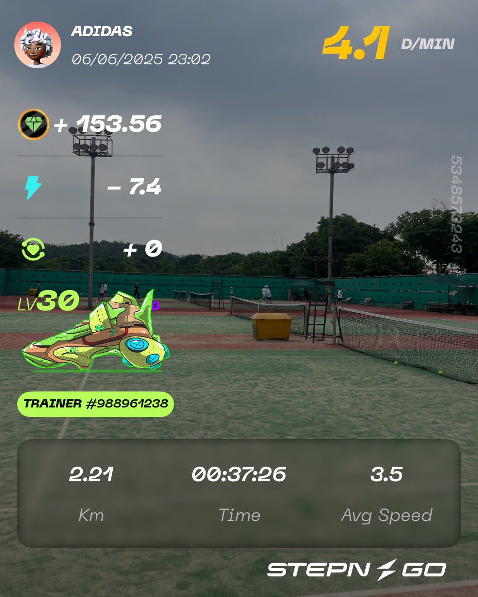 30레벨 달성 후 첫 채굴!!😆👍
#STEPNGO #STEPN