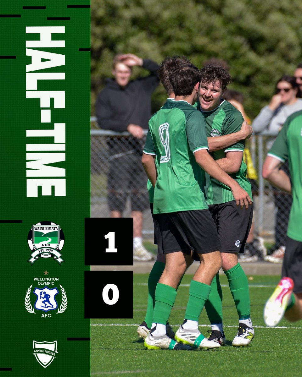 We lead the league leaders at the break thanks to a strike from skipper Baxter King.!! 

#CapPrem25