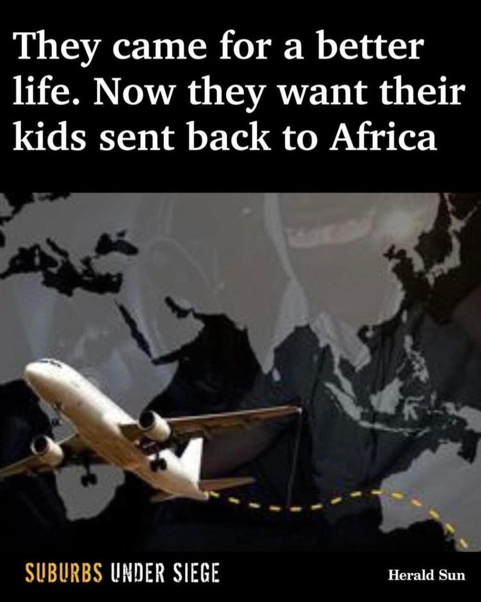 I didn't see this coming in the Herald Sun. Migrant families of Melbourne children/teens committing serious crimes have "begged the courts to let them send their kids back home to Africa" to get them away from the gangs.