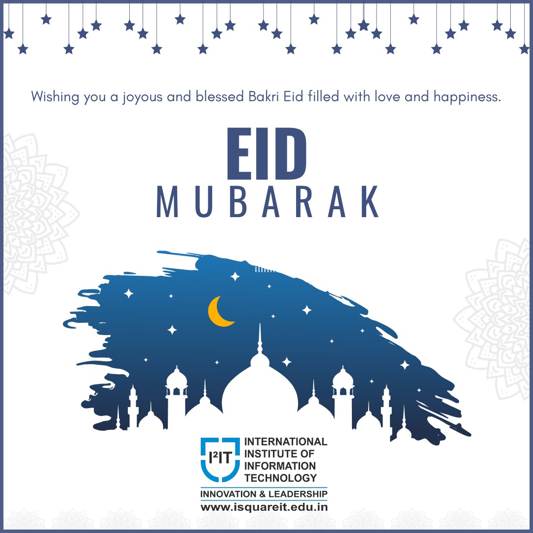 Eid Mubarak from I²IT

May this auspicious occasion inspire unity, compassion, and gratitude as we celebrate the values that bring us all closer.

#i2it #isquareitpune #engineersedge #EidMubarak #BakriEid2025 #I2ITPune #FestivalOfFaith #CelebratingTogetherness #UnityInDiversity