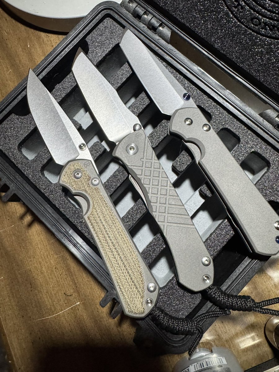 Guss (@lazy_knife_days) on Twitter photo My Chris Reeves collection SEBENZA 31 NATURAL CANVAS MICARTA DROP POINT, UMNUMZAAN,
SEBENZA 31 PLAIN TITANIUM #CRK #edc #knives #knife #gear <a href="/CRKnives/">Chris Reeve Knives</a> My Chris Reeves collection SEBENZA 31 NATURAL CANVAS MICARTA DROP POINT, UMNUMZAAN,
SEBENZA 31 PLAIN TITANIUM #CRK #edc #knives #knife #gear <a href="/CRKnives/">Chris Reeve Knives</a>