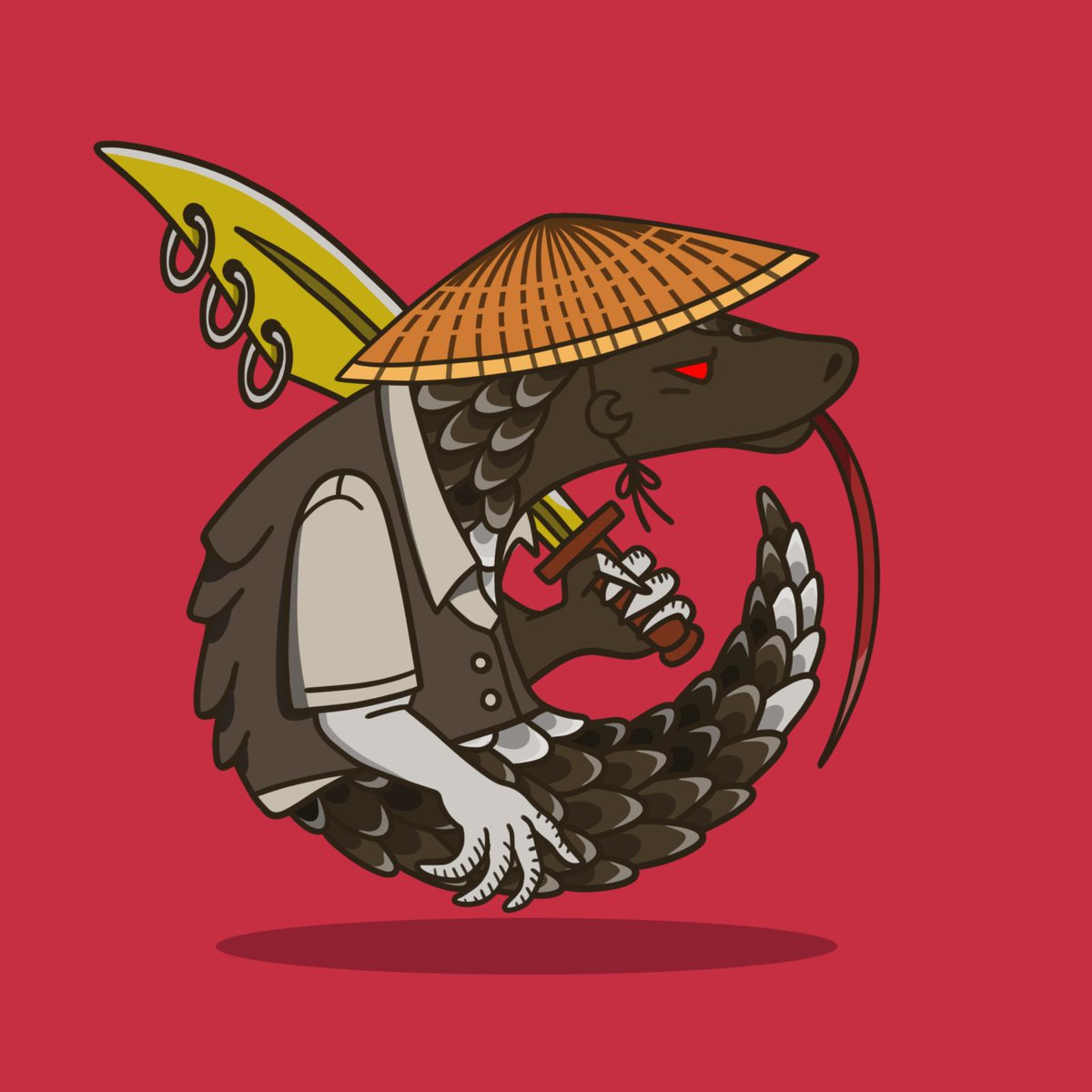Thanks friends, clothes traits will be added #Pangolin