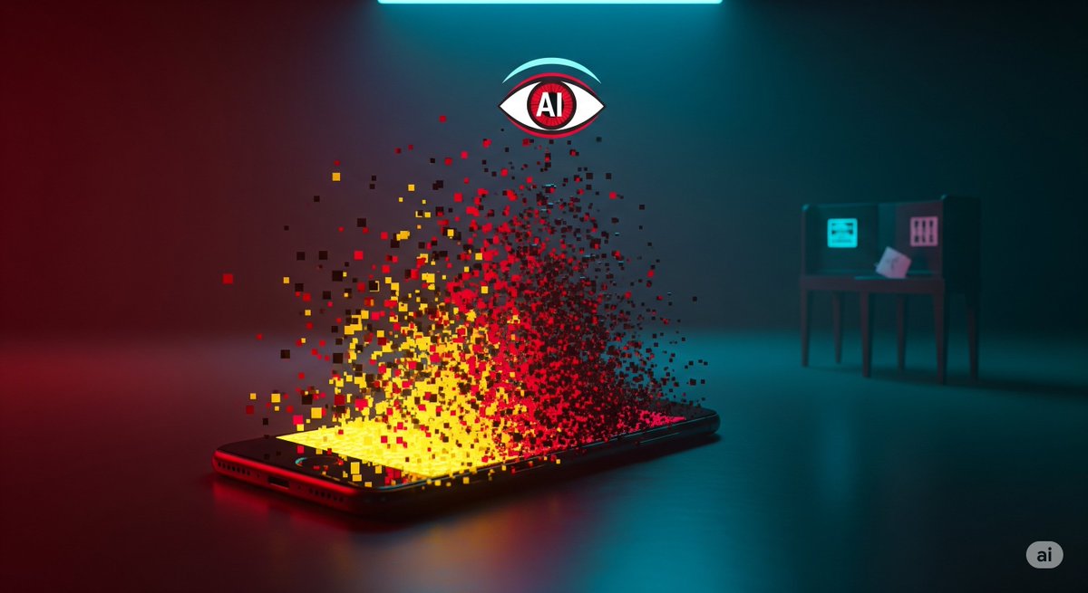 TechPolitico's tweet photo. AI ads know your every click—creepy, right? 60% of voters don’t even know their data’s mined (Gallup 2025). My Substack spills the tea on AI &amp; privacy. #AIPolitics #AIEthics https://t.co/ZhfJ9ElDVs https://t.co/umBVaet1cT