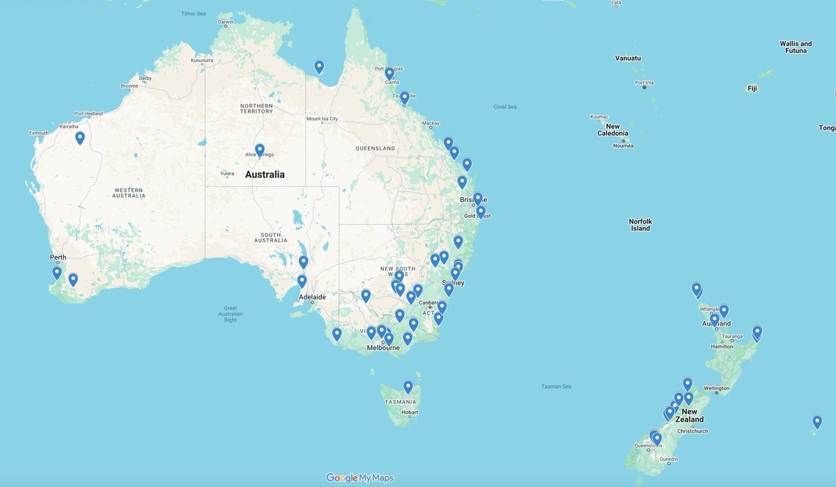 It's early days yet, but here's the distribution map so far!