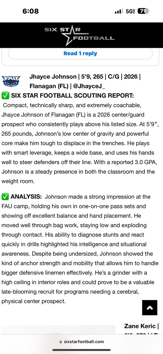 Jhayce Johnson (@jhaycej_) on Twitter photo Thank you <a href="/sixstarfootball/">Six Star Football | PLUS+</a> for the recognition. <a href="/LawrenceBl83397/">New Blustein Recruiting</a> <a href="/PrepRedzone/">Prep Redzone 🏈</a> <a href="/247Sports/">247Sports</a> <a href="/NChandler45/">Coach Sheed</a> <a href="/CoachEpic_65/">Neil Warthen 👽☠️🏈</a> <a href="/COACHRMCCREE/">Ronald McCree</a> Thank you <a href="/sixstarfootball/">Six Star Football | PLUS+</a> for the recognition. <a href="/LawrenceBl83397/">New Blustein Recruiting</a> <a href="/PrepRedzone/">Prep Redzone 🏈</a> <a href="/247Sports/">247Sports</a> <a href="/NChandler45/">Coach Sheed</a> <a href="/CoachEpic_65/">Neil Warthen 👽☠️🏈</a> <a href="/COACHRMCCREE/">Ronald McCree</a>