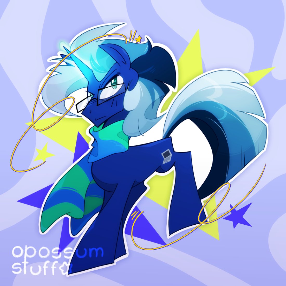 Opossum_stuff's tweet image. Comission for @6dpegasus 🌙
Thanks 4 the support ^^