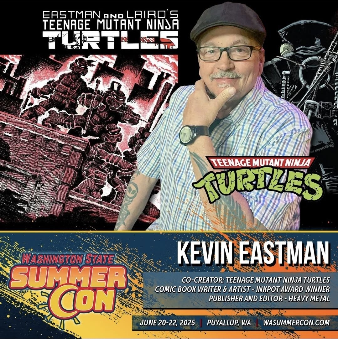 ADriftingNerd's tweet image. I cannot wait to get these 4 @TMNT #FunkoPop figures based on the original TMNT toy line signed by the original TMNT cartoon voice actors and Turtle co-creator Kevin Eastman in a couple weeks @wasummercon #ShellABration