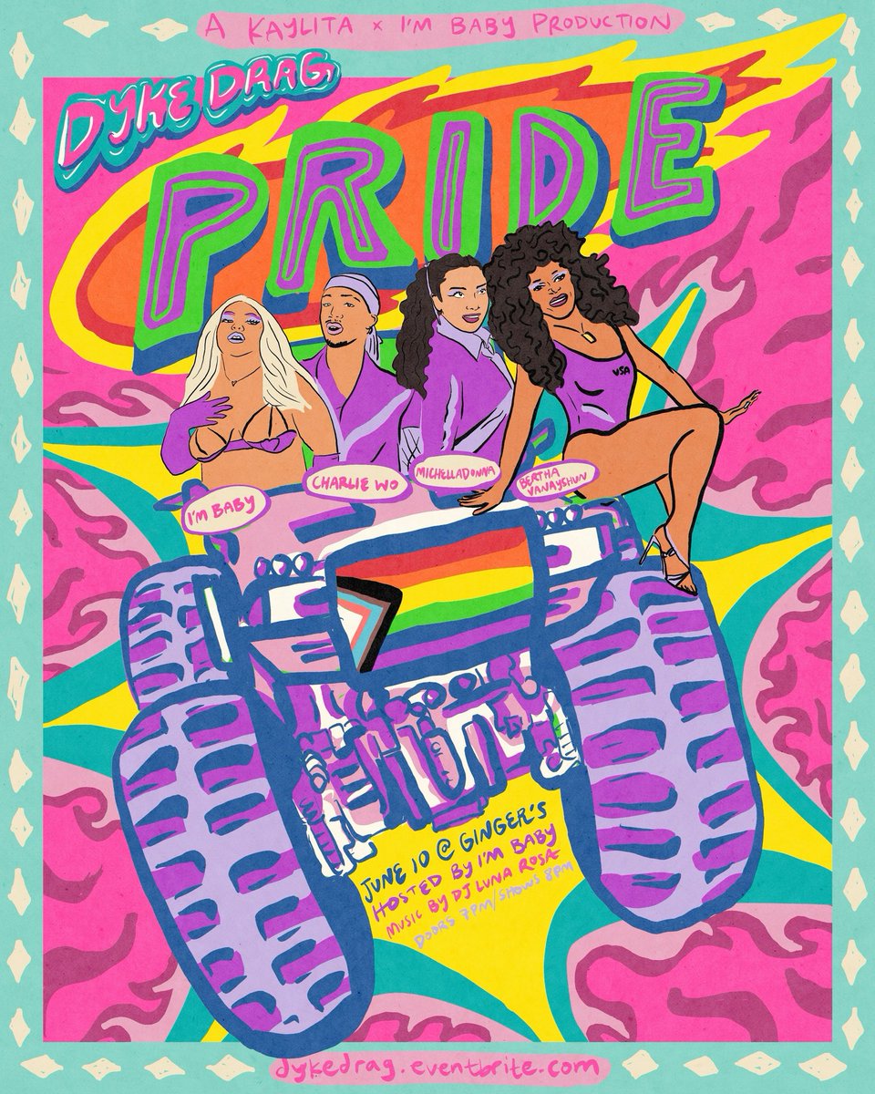 dyke drag tweet media