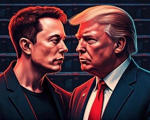 Denis_Siber's tweet photo. What began as a friendship in technology and politics has now escalated into a public feud - with insults, threats and billions at stake. Trump has no intention of calling Musk, according to the White House, and Musk doesn't seem too eager to settle things either #Crypto https://t.co/tfDJrxM7al