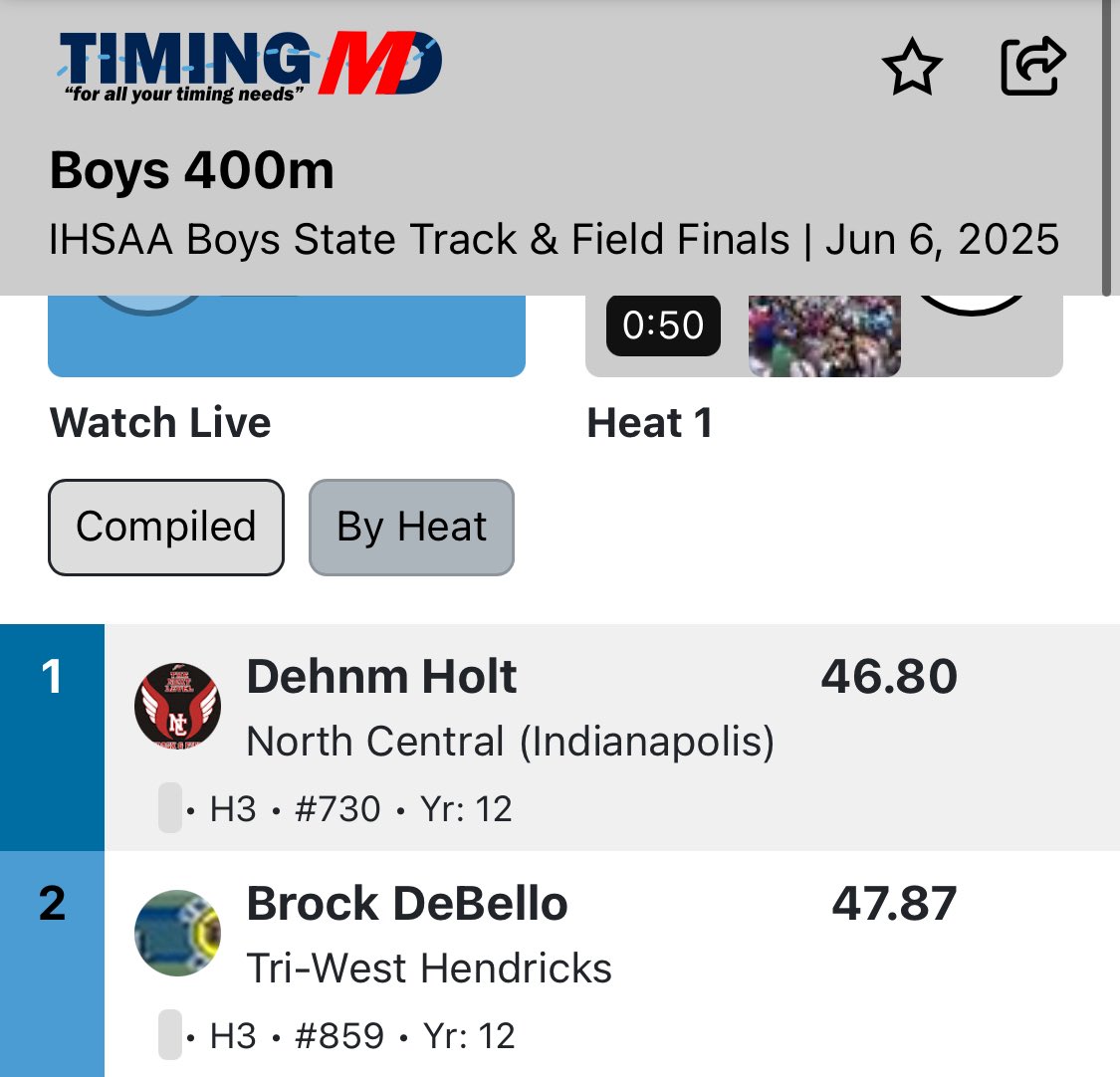 Wabash commit, Brock DeBello, with a monster run at the IHSAA State Championship! Congrats, Brock!