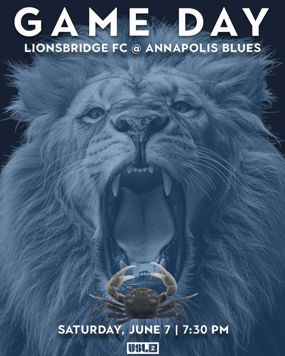 Lionsbridge FC (@lionsbridgefc) on Twitter photo The Pride of the Peninsula are away to face the Annapolis Blues in a big <a href="/USLLeagueTwo/">USL League Two</a> matchup in the Chesapeake Division!
Kickoff is set for 7:30 p.m. and you can catch all of the action at sportsengineplay.com/USL/Annapolis-โฆ
#UpTheBridge ๐ฆ The Pride of the Peninsula are away to face the Annapolis Blues in a big <a href="/USLLeagueTwo/">USL League Two</a> matchup in the Chesapeake Division!
Kickoff is set for 7:30 p.m. and you can catch all of the action at sportsengineplay.com/USL/Annapolis-โฆ
#UpTheBridge ๐ฆ