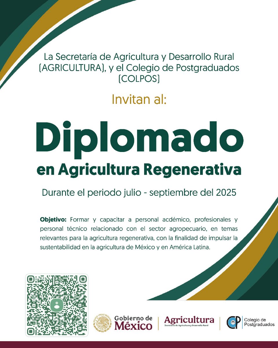 Colegio de Postgraduados (@colpos) on Twitter photo La Secretaria de Agricultura y Desarrollo Rural ( <a href="/Agricultura_mex/">Secretaría de Agricultura y Desarrollo Rural</a> ), y el Colegio de Postgraduados (Colpos) Te Invitan al: #Diplomado #unetealequipo #aprendiendojuntos La Secretaria de Agricultura y Desarrollo Rural ( <a href="/Agricultura_mex/">Secretaría de Agricultura y Desarrollo Rural</a> ), y el Colegio de Postgraduados (Colpos) Te Invitan al: #Diplomado #unetealequipo #aprendiendojuntos