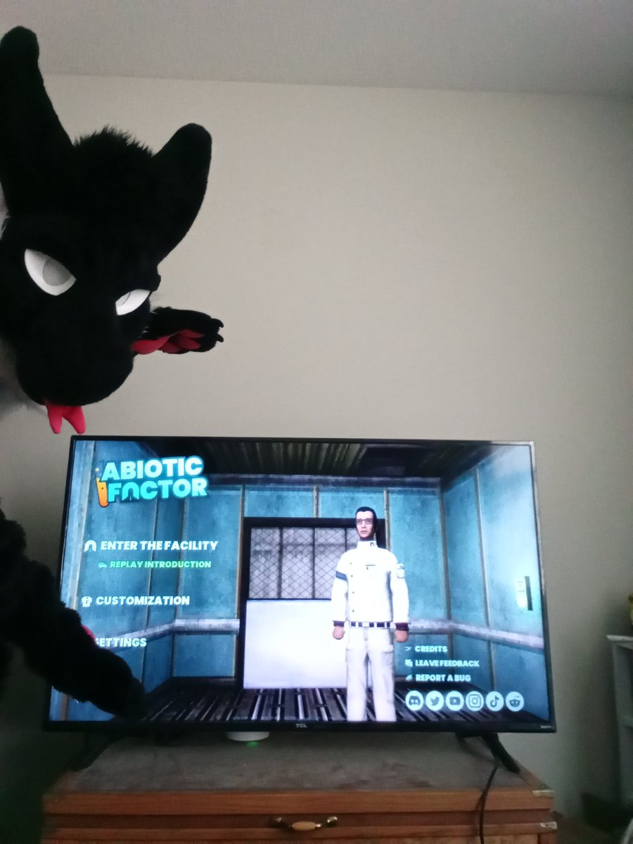 Alright you nerds #FursuitFriday #abioticfactor