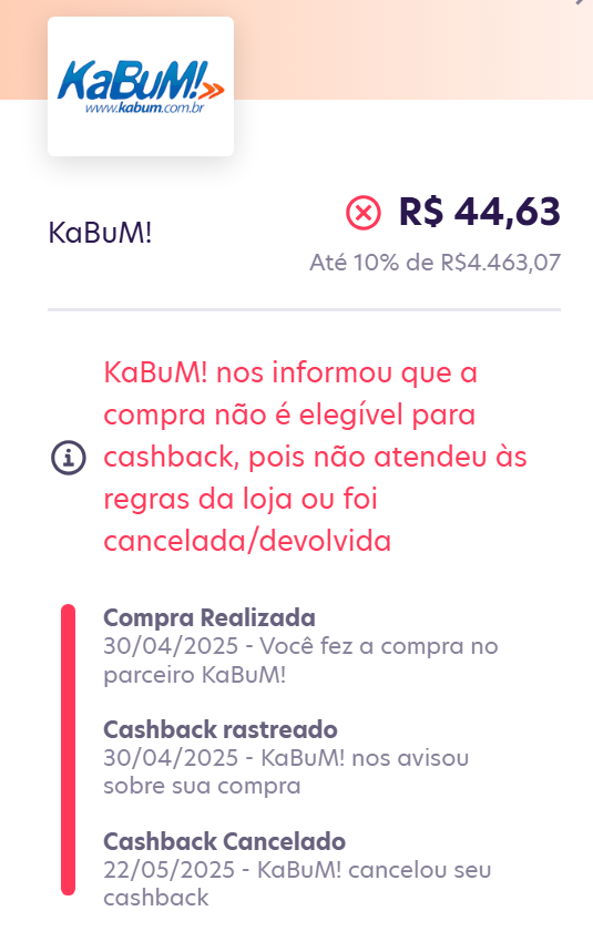 YgorGym's tweet photo. Minha surpresa foi que a @kabumcombr cancelou o cashback, era isso? e o console ainda não chegou, por que iludem ;-; https://t.co/5mSa4VpDng