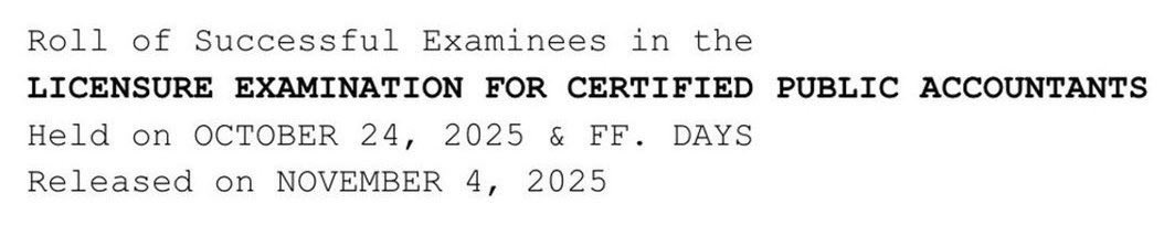 CPALE October 2025 manifestation 🧿🪬
RRCC, CPA