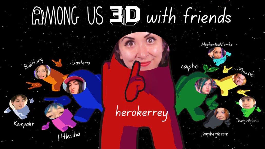 jasteriattv's tweet image. AMONG US 3D x @TeamCenterStage
GOING LIVE PLAYING WITH SUSSY PALS!
twitch.tv/jasteria