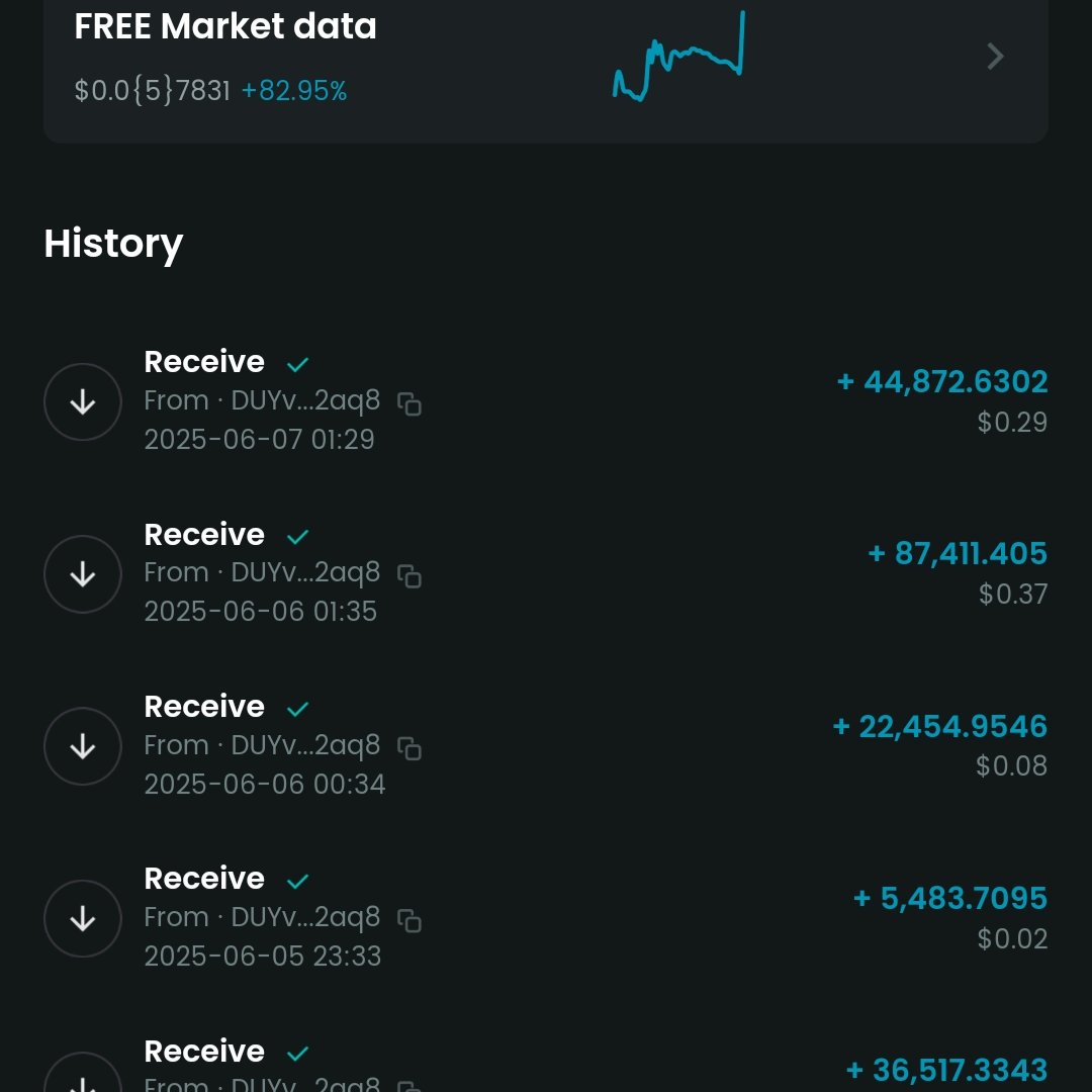 TheCryptoNabi's tweet photo. $FREE money just for holding $FREE!!

Its $FREE for All

C:3jLkyReCHN6WRngaR5GVmeyXQJ2dUxmkyZYbcYCCBeqW
LOW mc-7K

@hodl_freemoney
#trenchers #degens #RealGs #Crypto #FYP https://t.co/xWNGu66rKI