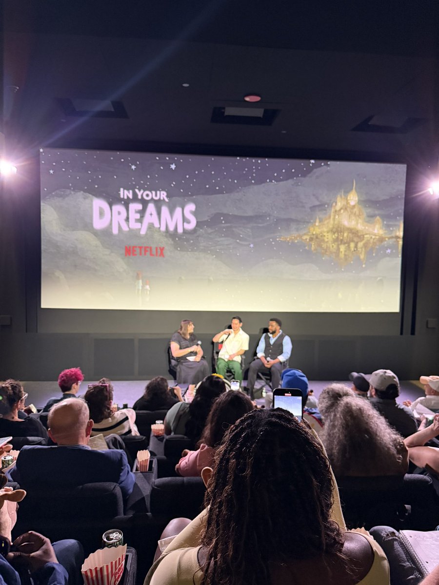 RussMilheim's tweet image. Thanks to @netflix and @moviemarshall for inviting us out to a special preview of the upcoming #Netflix animated film In Your Dreams yesterday!
The event was a blast & I even got to meet Craig Robinson, the man behind Baloney Tony (a stuffed animal in the film).
#InYourDreams