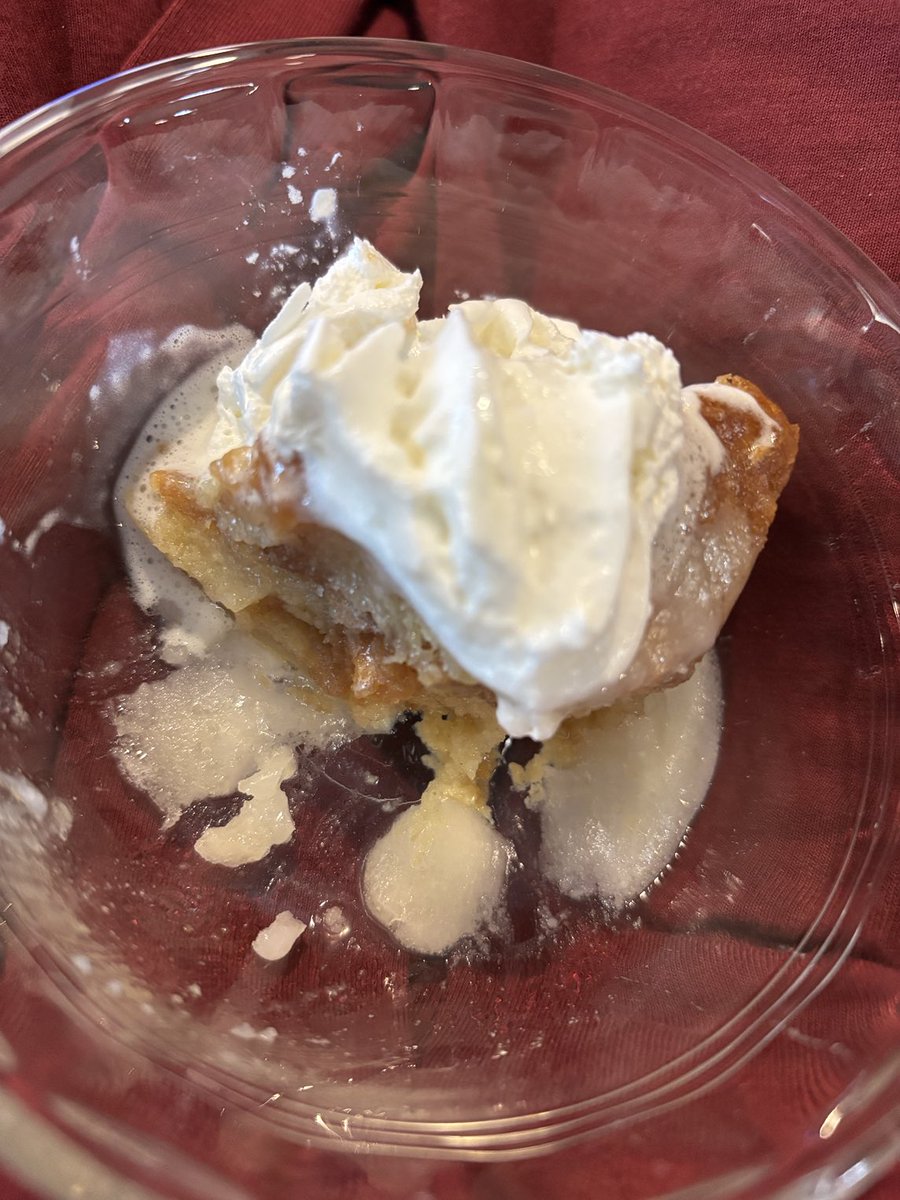 Happy National Doughnut Day! This is Krispy Kreme Bread Pudding from WalkOn. Excellent!