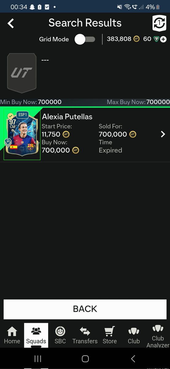 SamiiLFC's tweet image. Just sniped a 800k card for 700k #eidluck 😝