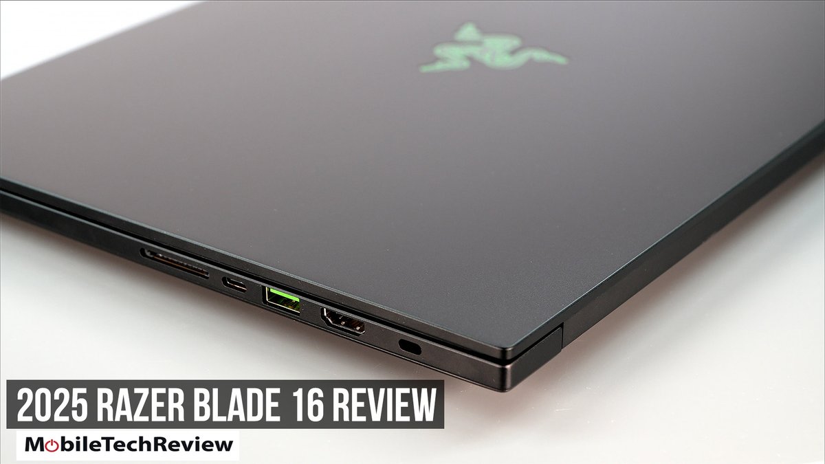 lisagade's tweet image. My review of the thinner, lighter and mostly faster Razer Blade 16: youtube.com/watch?v=EUlcx6…