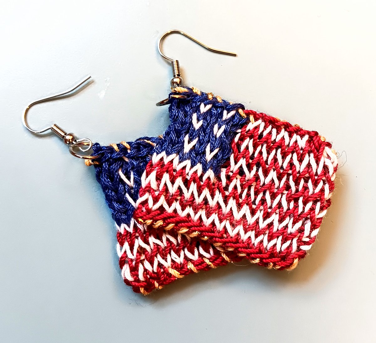WyldeandPlumb's tweet photo. Old Glory Earrings. (If you're over 40, get your readers.) https://t.co/PaBhD6TeGk https://t.co/z1yKeyIA3U