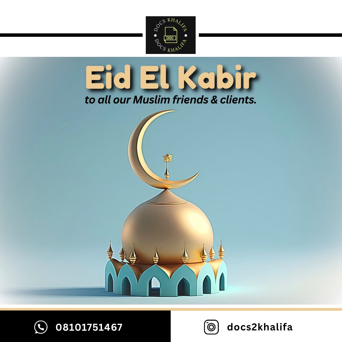 Eid Mubarak 🕌 🌙