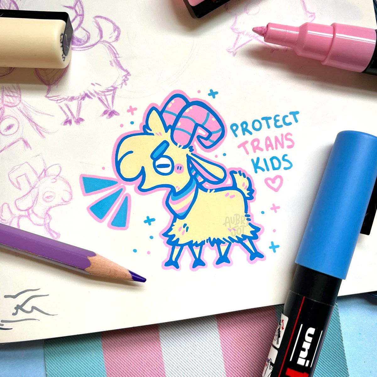 Protect trans kids! 🐐🏳️‍⚧️